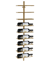  Wine Rack Store 12 Bottle<br>Wall Mounted Wine Rack...  12 Bottles Wall Mounted Wine Rack from Wine Rack Store<br />Simple yet elegant. The One Bottle deep black metal finish Wine Rack allows you to put your wine on any wall around the house.<br />Dimensions:Height: 143.7cm<br />Width: 24.0 cm<br />Depth: 9.4 cm<br />Holds up to 12 bottles.