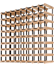  Wine Rack Store 72-bottles<br>Classic Line - Natural...  For a limited time only, take advantage of our free assembly offer!<br><br />Modern design combination of wood and metal with individual bottle shelves.<br><br />Stores up to 72 bottles.&nbsp;<br><br />Dimensions:&nbsp;<br><br />Height: 80cm<br><br />Width: 81.5cm<br><br />Depth: 23.5cm.