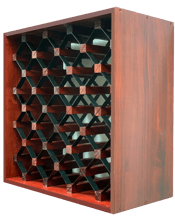  Wine Rack Store Modern<br>Module Cube   Assembled - Modern Module Cube Wine Rack<br>A simple and elegant solution for the everyday wine lover.<br>Combination of Pine Wood and metal with individual bottle shelves&nbsp;Wine Rack.<br>Available in 3 wooden finishes: Natural Pine, Rich Black and&nbsp;Brown.<br>Also available in any combination of our colour range Interior and&nbsp;Exterior box colour:&nbsp;Natural Pine, Rich Black and&nbsp;Brown.&nbsp;<br>Our Rich Black and Brown Wine Racks have been triple coated in oil paint finishes.<br