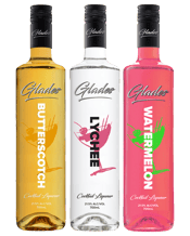  Glades Cocktail Triple Pack<br>700ml  700ML Whether you mix up a fabulous array of cocktails, or just enjoy each liqueur over ice, you can't go past this amazing triple pack of Glades liqueurs.<br>Let rich, smooth, creamy Butterscotch Glades take you back to the delight of a favourite dessert.<br>Lychee Glades is delicately sweet and delightfully exotic, expertly crafted with an enticing burst of lychee to captivate your senses.<br>Watermelon Glades is juicy, bright and wildly refreshing – just like the perfect cold slice on a hot summer’