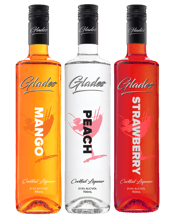  Glades Cocktail Triple Pack<br>700ml  700ML Whether you mix up a fabulous array of cocktails, or just enjoy each liqueur over ice, you can't go past this amazing triple pack of Glades liqueurs.<br>Mango Glades – So lush and golden you can almost feel the sunshine – savour the taste of the tropics in a glass.<br>Everything’s peachier with a bottle of Peach Glades. Enjoy the flavour of fresh, ripe, summer stone fruit.<br>Delicate and floral, Strawberry Glades evokes the joy of the first bite into a fat, juicy berry.