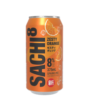  Sachi8 Zesty Orange Cans<br>375ml  375ML With a bold and vibrant burst of citrus, Sachi8 Zesty Orange hits the spot with its refreshing taste and classic recipe.<br>Sachi8, meaning happiness and good luck in Japanese, is the refreshing beverage with a sensational taste!