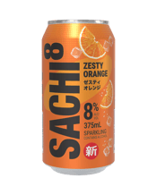  Sachi8 Zesty Orange 10 Pack<br>Cans 375ml  375ML With a bold and vibrant burst of citrus, Sachi8 Zesty Orange hits the spot with its refreshing taste and classic recipe.Sachi8, meaning happiness and good luck in Japanese, is the refreshing beverage with a sensational taste!