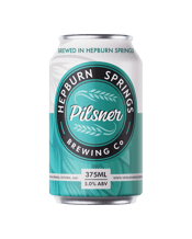 Hepburn Springs Brewing Co<br>Bohemian Pilsner... 375ML This Bohemian Pilsner is crafted from quality malts and hops, to create a full flavour beer with a citrus and mild spicy aroma.