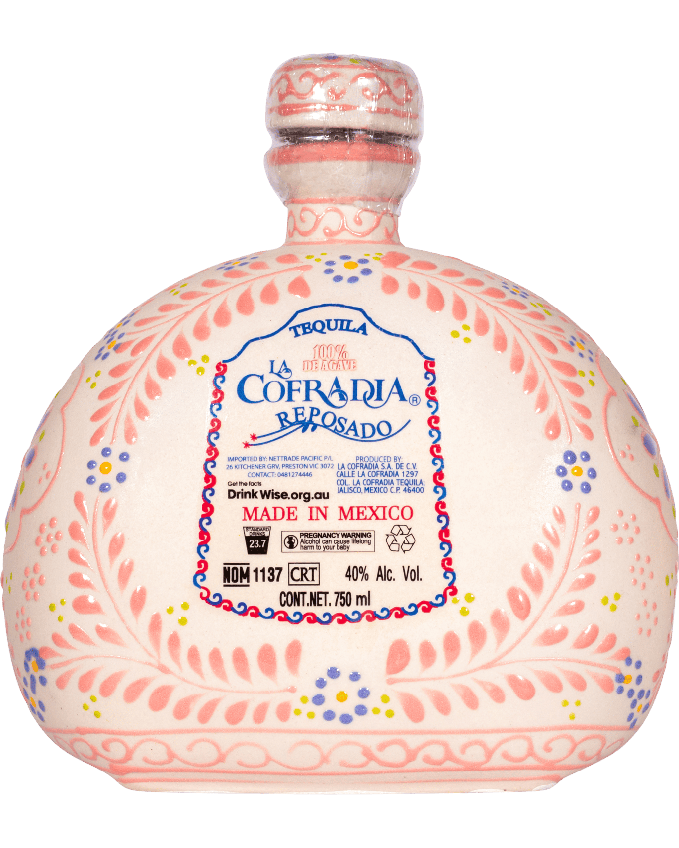Buy La Cofradia Talavera “rosa” Reposado 750ml Online @Lowest Price