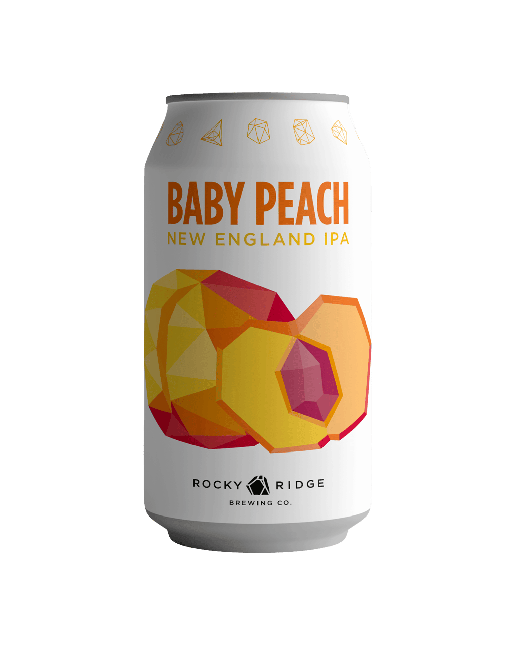 Rocky Ridge Brewing Co Baby Peach Hazy IPA Cans 24 x 375mL