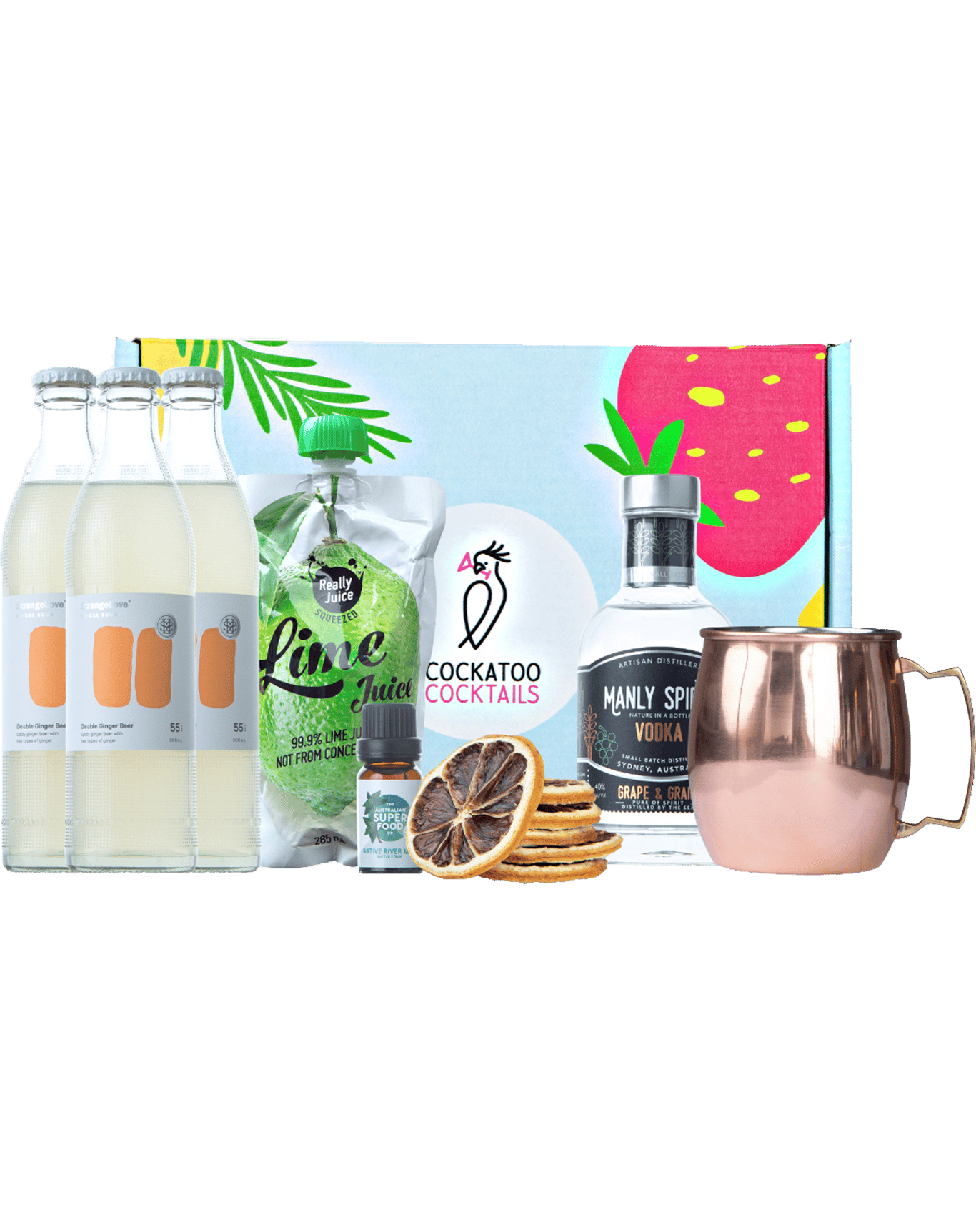 Buy Cockatoo Cocktails Native River Mint Moscow Mule Cocktail Kit