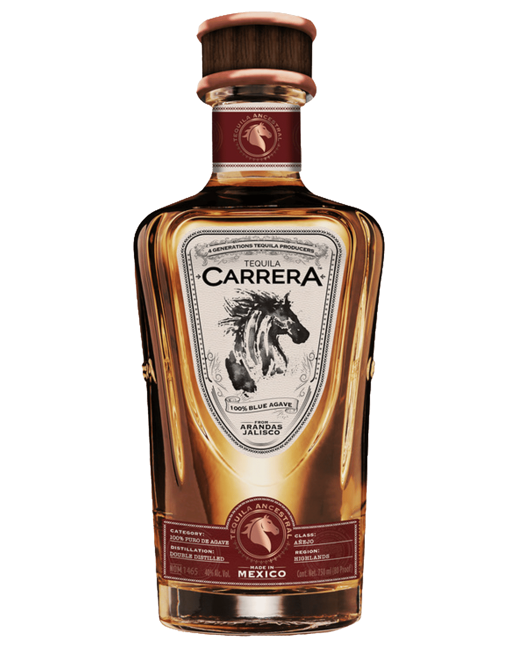 Buy Carrera Tequila Anejo 750ml Online (Lowest Price Guarantee) Best