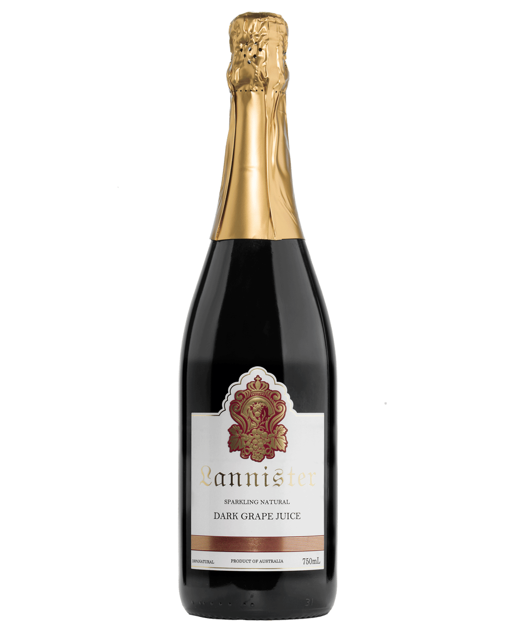 Lannister Sparkling Natural Dark Grape Juice - Boozy