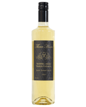 Three Horn Barrel Aged<br>Traditional Mead... 700ML A mind-bending mead that fuses the makings of a smooth whiskey with the richness and vibrancy of Victorian red gum honey, our Barrel Aged Traditional beauty is a class act.<br>This award-winning brewer favourite is aged in ex-charred oak Timboon Whiskey barrels, infusing a perfect balance of honeyed toffee laced with vanilla.<br>Playing the role of a traditional whiskey without the overpowering alcohol aftershock, our Barrel Aged Traditional mead is designed to sip and savour each mouthful over