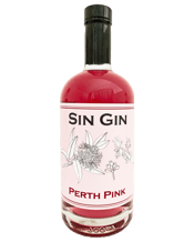  Sin Gin Perth Pink 700ml  700ML A sweet tasting and colourful Gin without using fruit or sweeteners. Strawberry Gum, Lemon Myrtle and Rosella flowers make a Pink Gin that can be enjoyed with soda, tonic or lemonade to create a refreshing drink. Garnish with a fresh strawberry.