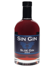  Sin Gin Distillery Sloe Gin<br>500ml  500ML Sin Gin Sloe Gin is made with wild Tasmanian Sloe Berries soaked in Gold Medal Award Winning Sin Gin Greed. It is delicious! Sloe won the Trophy for best liqueur in WA 2023.<br>Kate has been making this recipe for years in England. She used to pick the wild sloe berries from the hawthorn bushes that grow around the fields in certain parts of England. Instead of pricking each sloe berry to release it's goodness Kate freezes the sloe berries to crack the skins. Putting the sloe berries with sugar