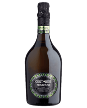  Contarini Prosecco<br>Millesimato Extra... 750ML Very drinkable with high acidity, light bubbles and crisp, refreshing flavours. Contarini Millesimato is a light straw yellow with fine and persistent perlage. Fragrant with aromas reminiscent of wisteria and acacia flowers. Delicate, slightly smooth and particularly fruity. Prosecco works perfectly as an aperitif, but can also pair well with foods such as antipasti, seafood and salty or acidic dishes.
