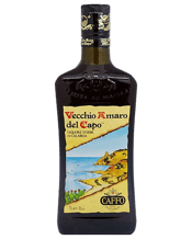  Caffo Vecchio Amaro Del Capo<br> 700ML A mix of twenty-nine herbs, flowers, fruits and roots from Calabria’s beautiful land, blended to provide an intense experience of pleasure: the bittersweet taste of oranges, the delicacy of orange blossom and chamomile, the intensity of liquorice, peppermint and aniseed. All combined in a single, unique and secret recipe.
