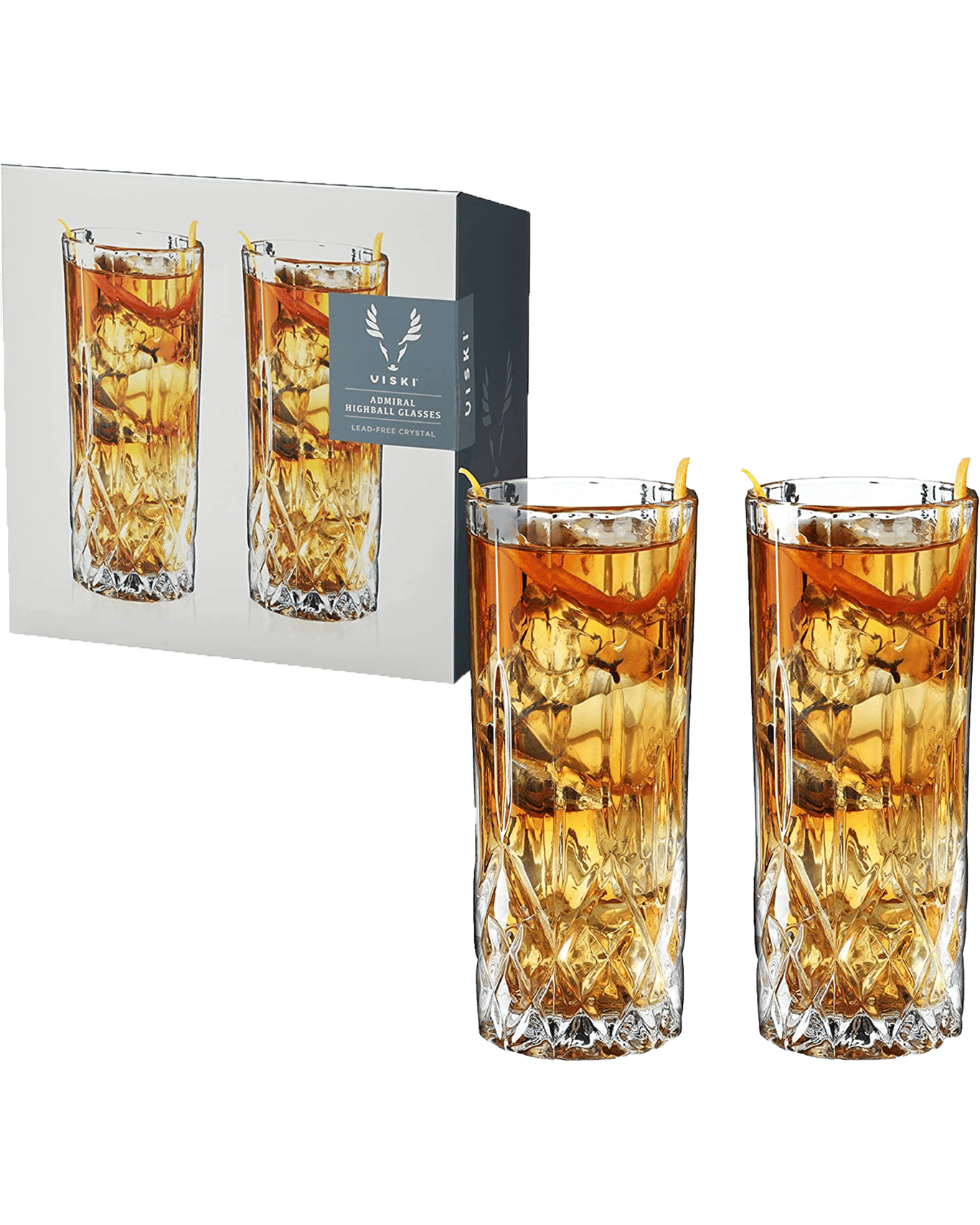 Buy Viski Admiral Highball Glasses Online (Lowest Price Guarantee