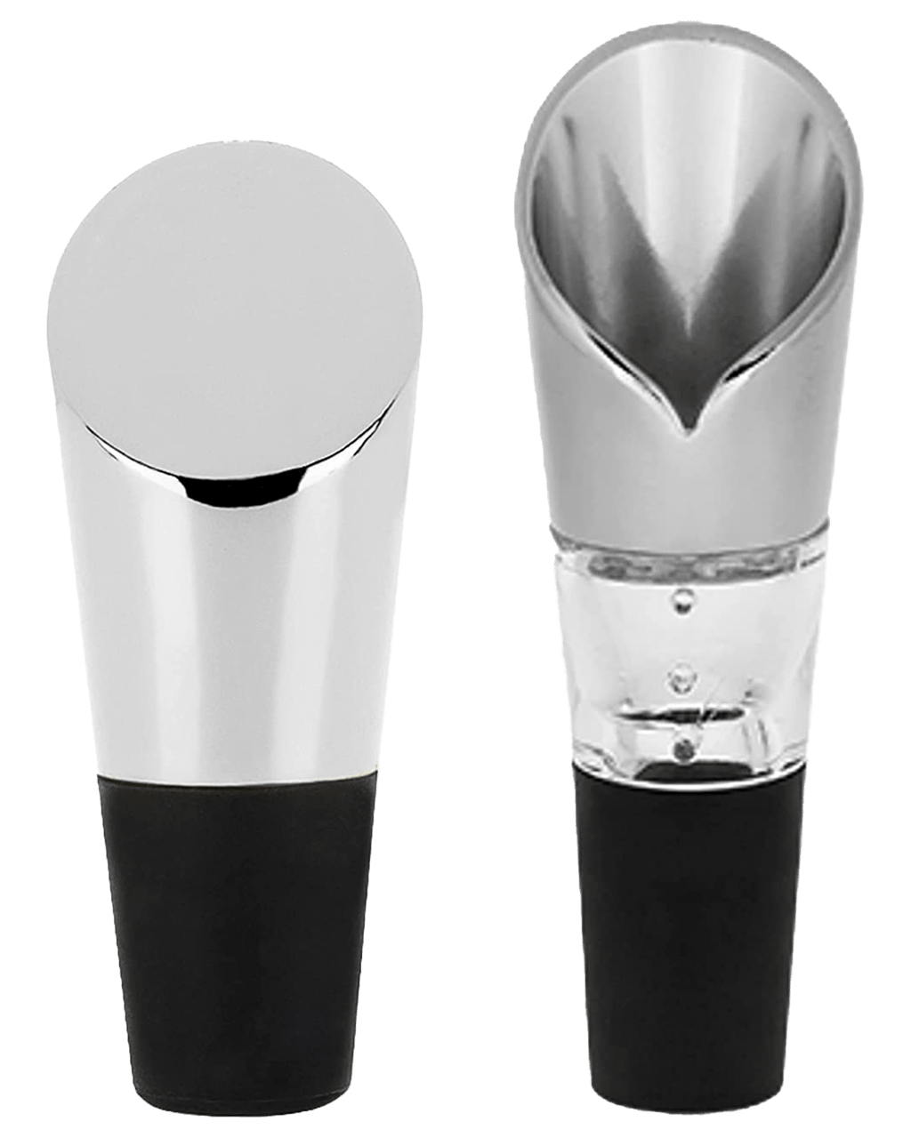 Buy Viski Stainless Heavyweight Bottle Stopper & Professional Aerating
