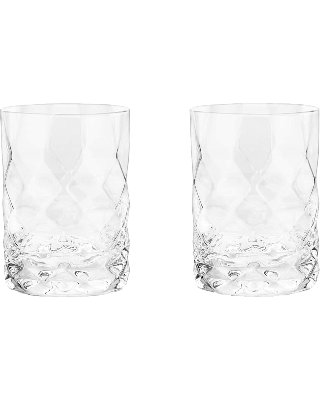 Viski Gem Crystal Tumblers Set Of 2 Boozy