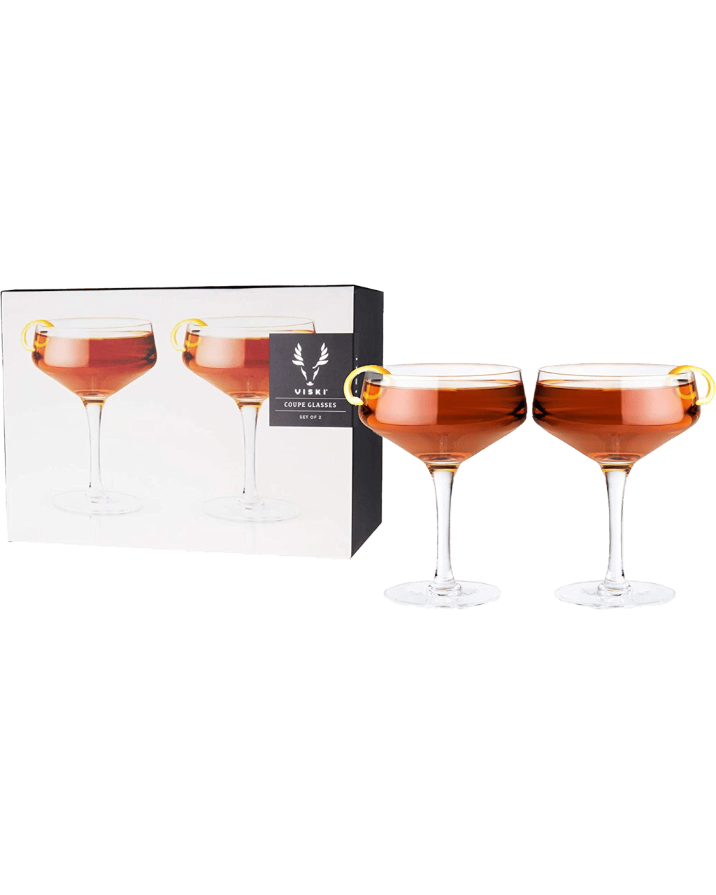 Viski Crystal Coupe Glass Boozy