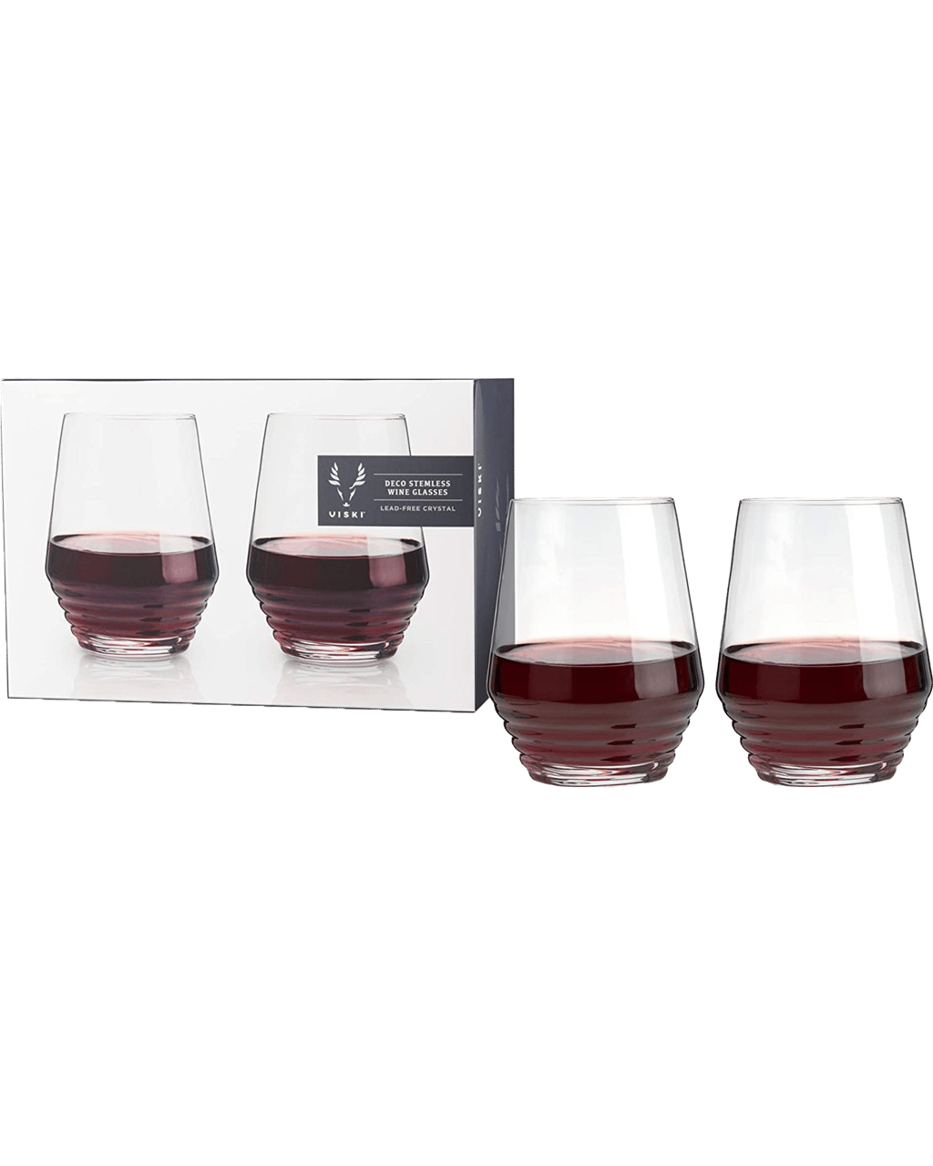 Viski Deco Stemless Wine Glasses (Unbeatable Prices) Buy Online Best