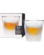 Viski Double Walled Chilling<br>Whiskey Glass 177ML Chill your spirits to perfection with no dilution of flavor. There's no secret technique: just the proprietary cooling gel that lies between this glass' double walls. It's an elegant way to keep beverages cool and flavorful for hours. Clear glass. Double walled. Built-in cooling gel. PKG: Shelf Box. Hand wash only.<br><br>Material: Glass, cooling gel