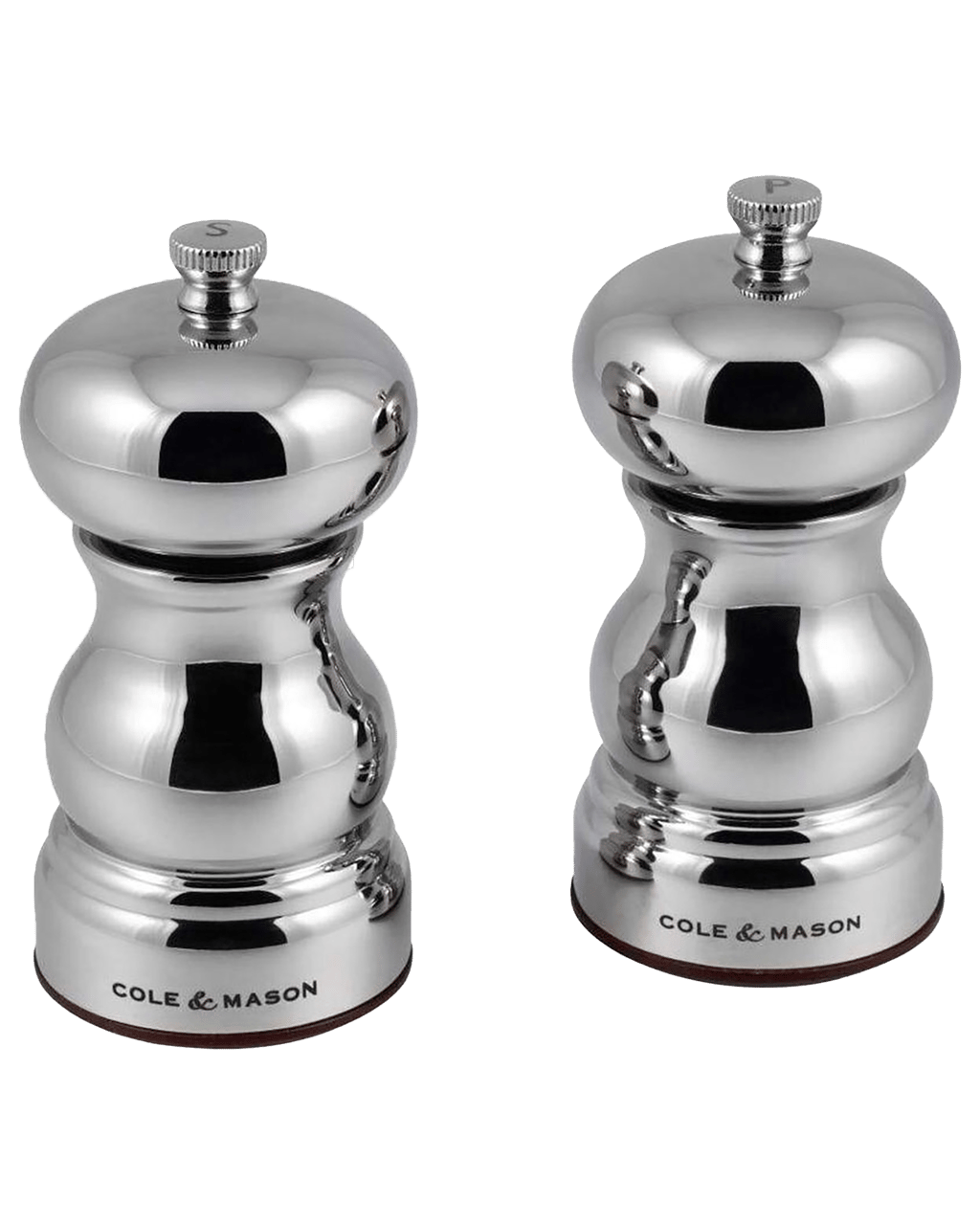 Buy Cole & Mason Knightsbridge Stainless Steel Salt & Pepper Mills 12cm
