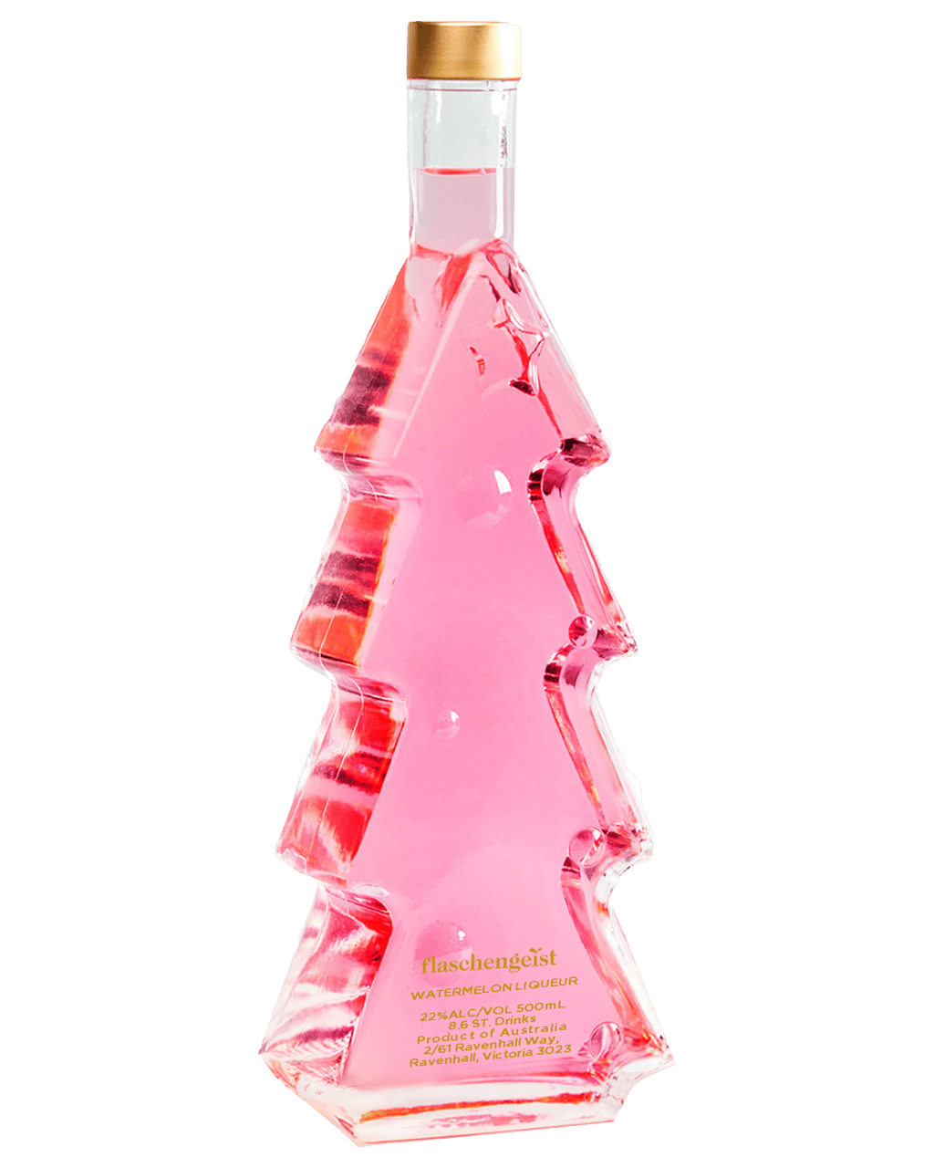 Buy Flaschengeist Christmas Tree Bottle Watermelon Liqueur 500ml Online