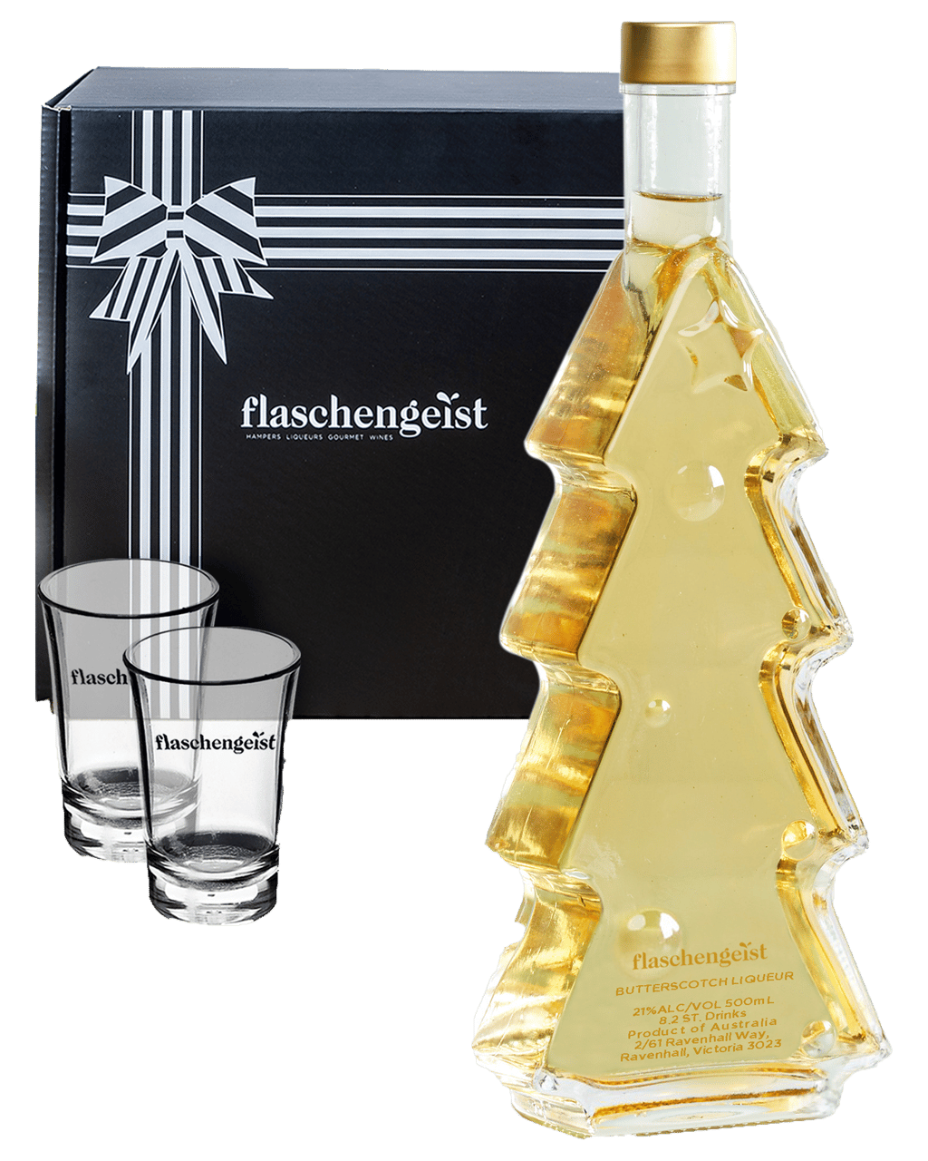 Buy Flaschengeist Christmas Tree Bottle Butterscotch Liqueur Gift Box