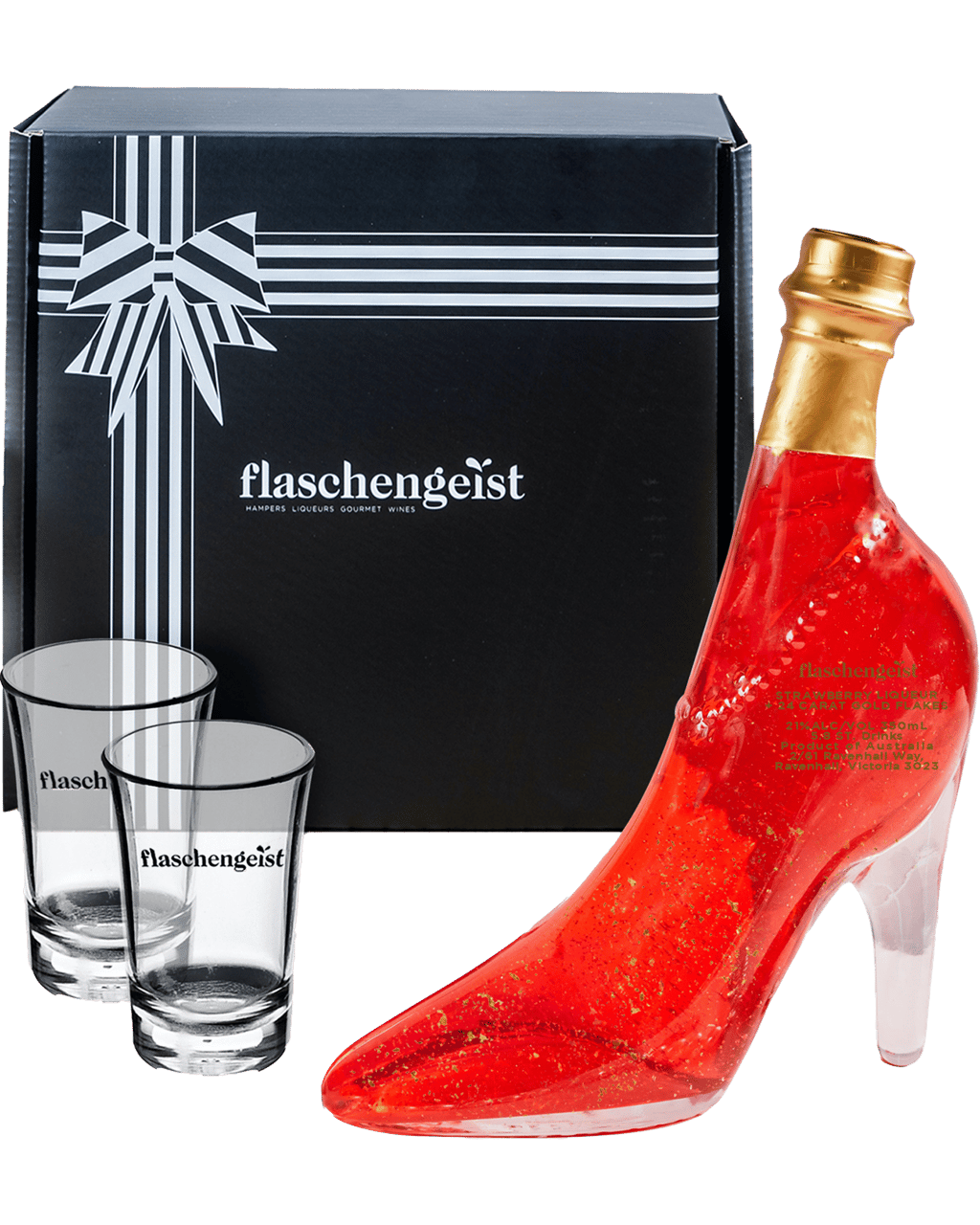 buy-flaschengeist-shoe-bottle-strawberry-liqueur-with-24-carat-gold