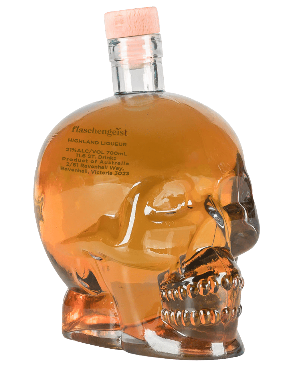 Buy Flaschengeist Father's Day Skull Bottle Honey Highland Liqueur