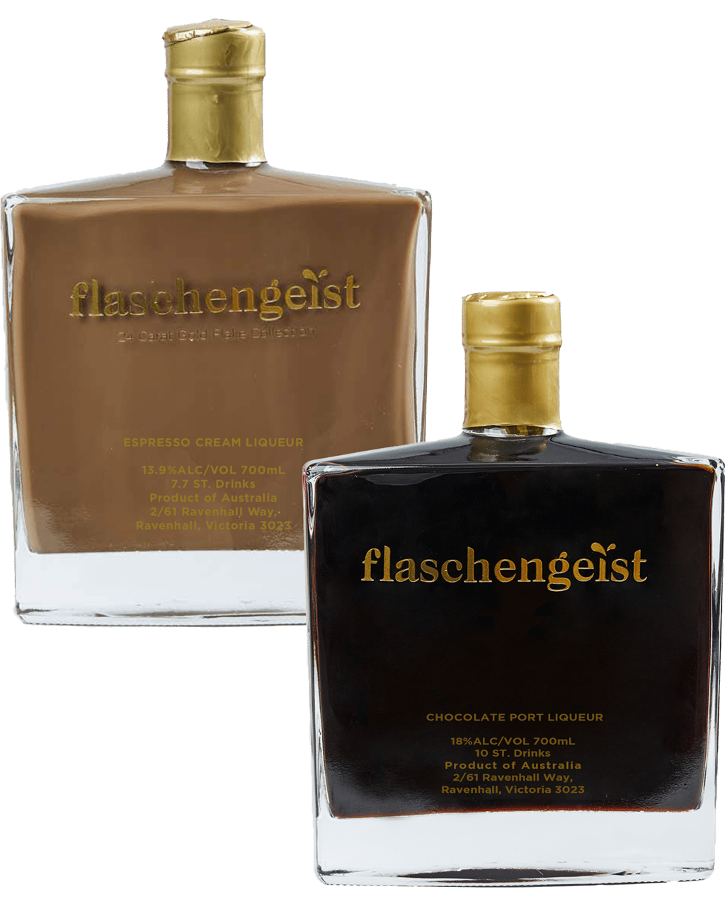 Buy Flaschengeist Chocolate Port And Espresso Cream Liqueur Decanters