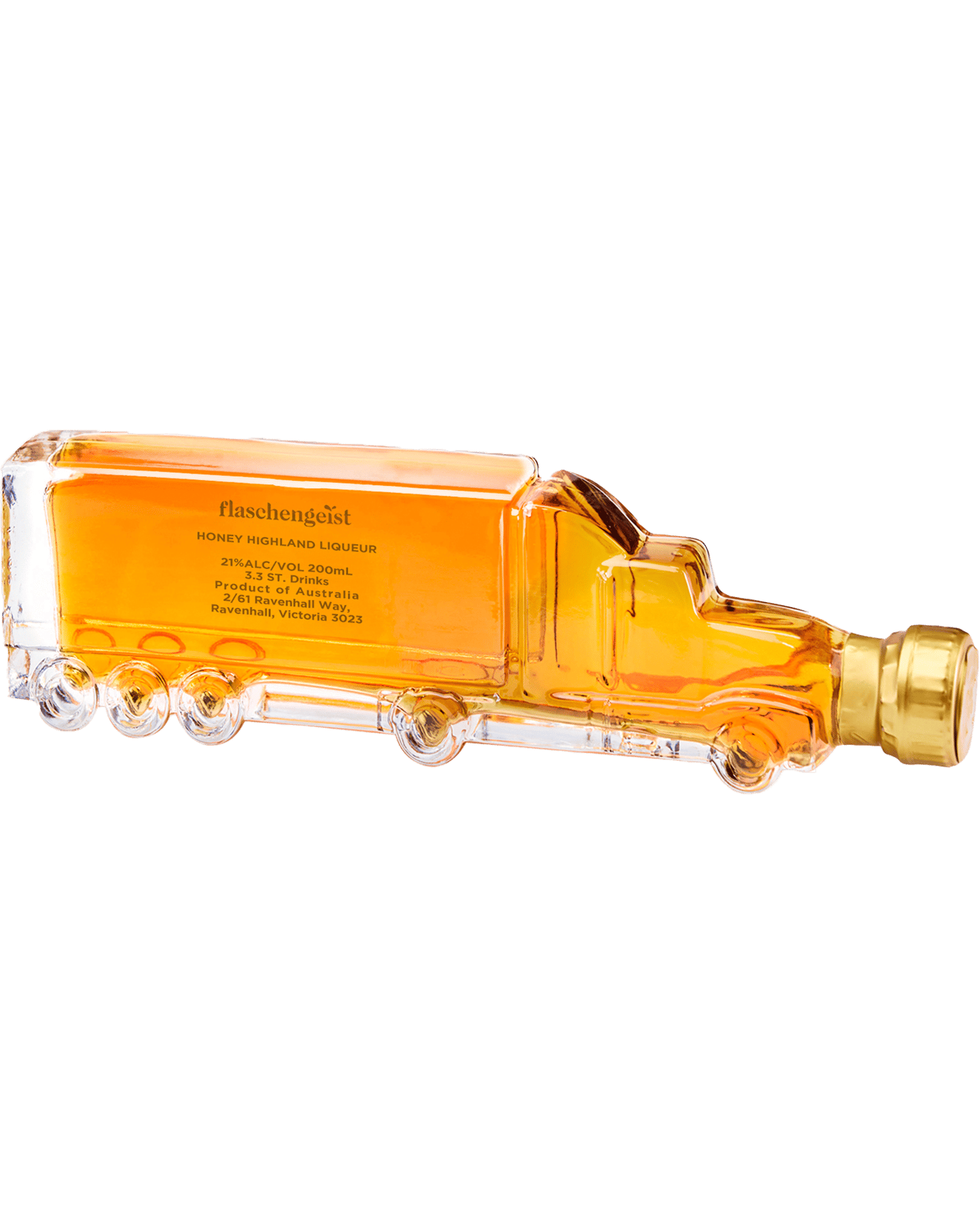 Flaschengeist Father's Day Truck Bottle Honey Highland Liqueur 200ml (Unbeatable Prices) Buy