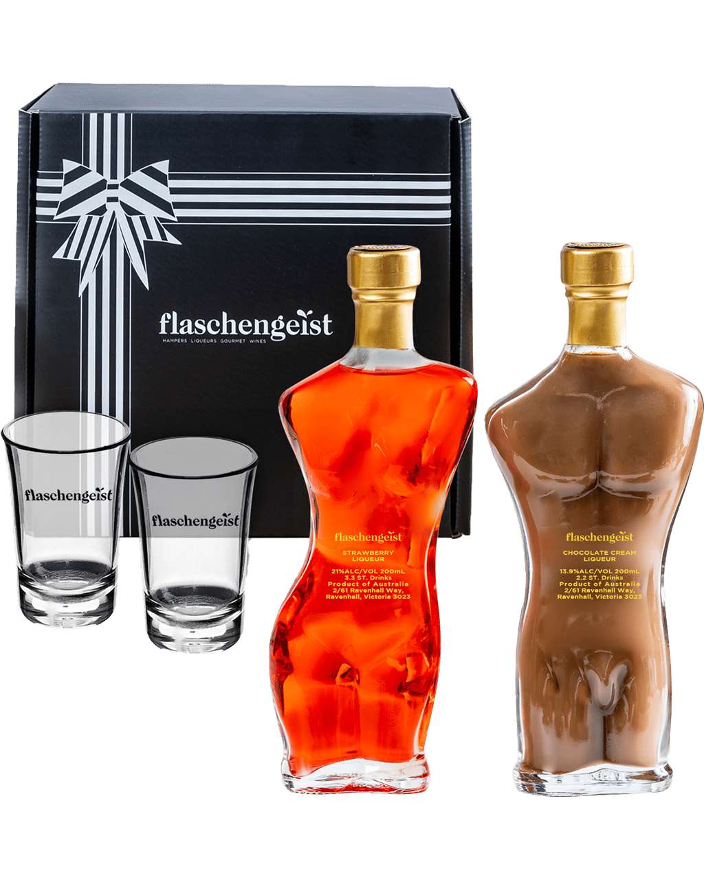 Buy Flaschengeist Loved Up Strawberry & Chocolate Port Liqueur Gift Box