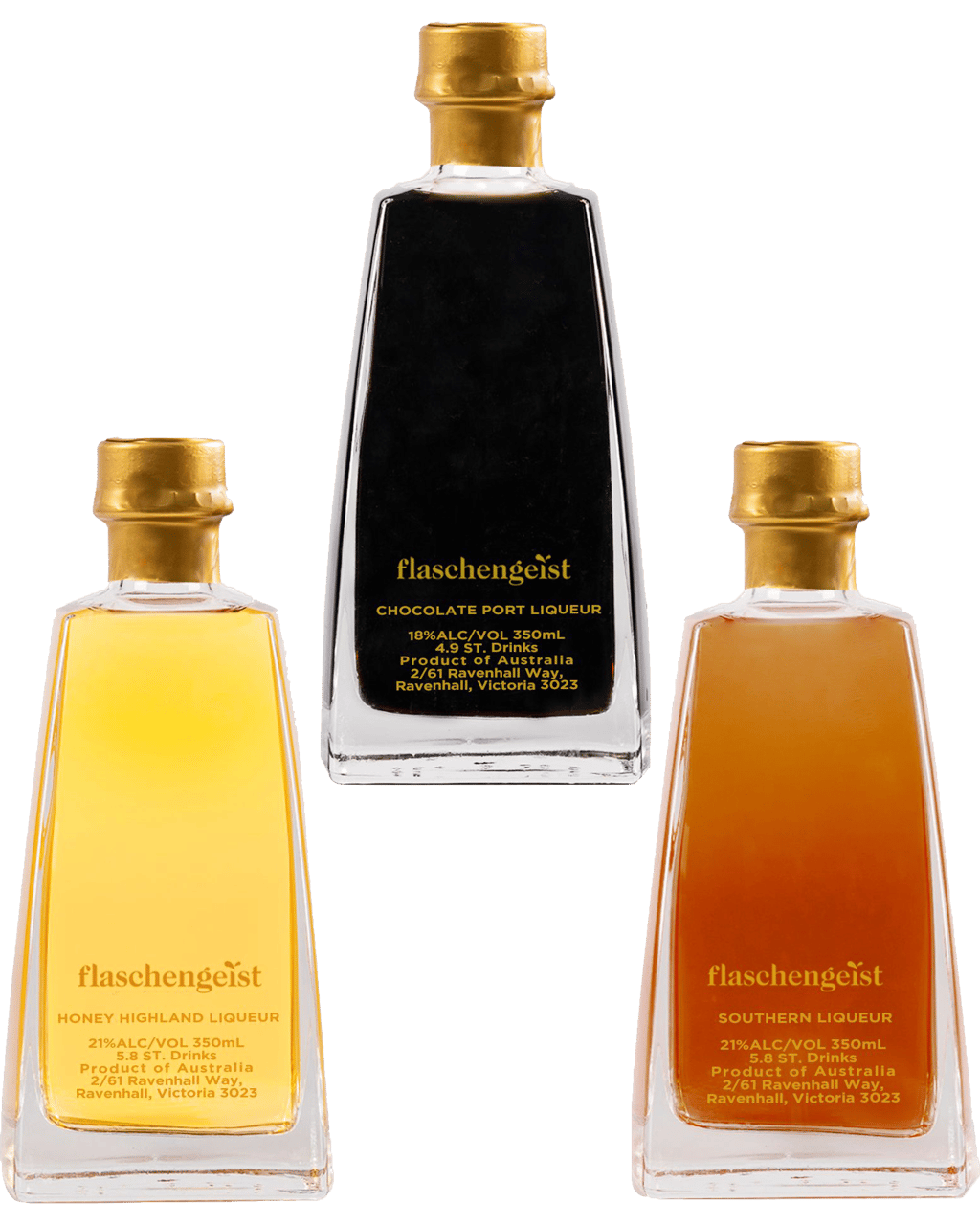 Buy Flaschengeist Chocolate Port Southern And Honey Highland Liqueur 3x350ml Online Low Prices 5838