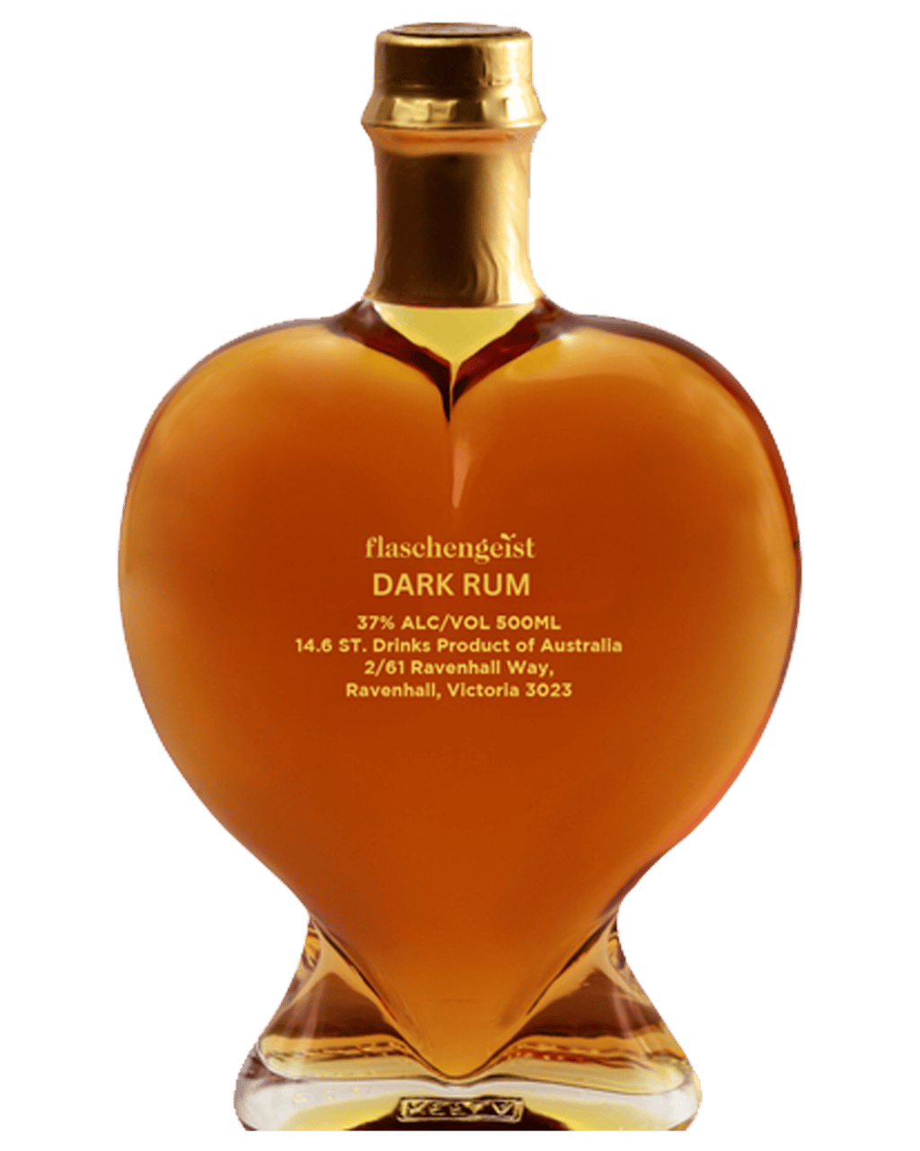 Buy Flaschengeist Love Heart Bottle Dark Rum 500ml Online (Lowest Price