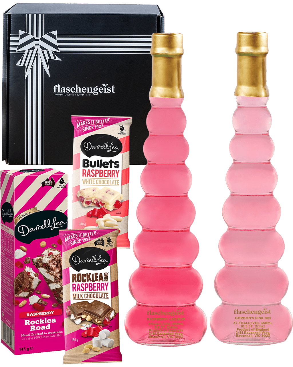 Buy Flaschengeist Gordon's Pink Gin & Darrell Lea Chocolates Mother's