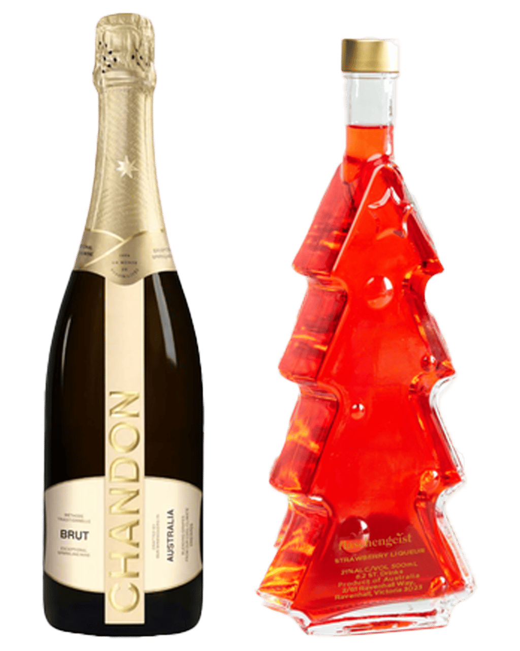 Buy Flaschengeist Chandon And Christmas Tree Strawberry Cocktail Gift
