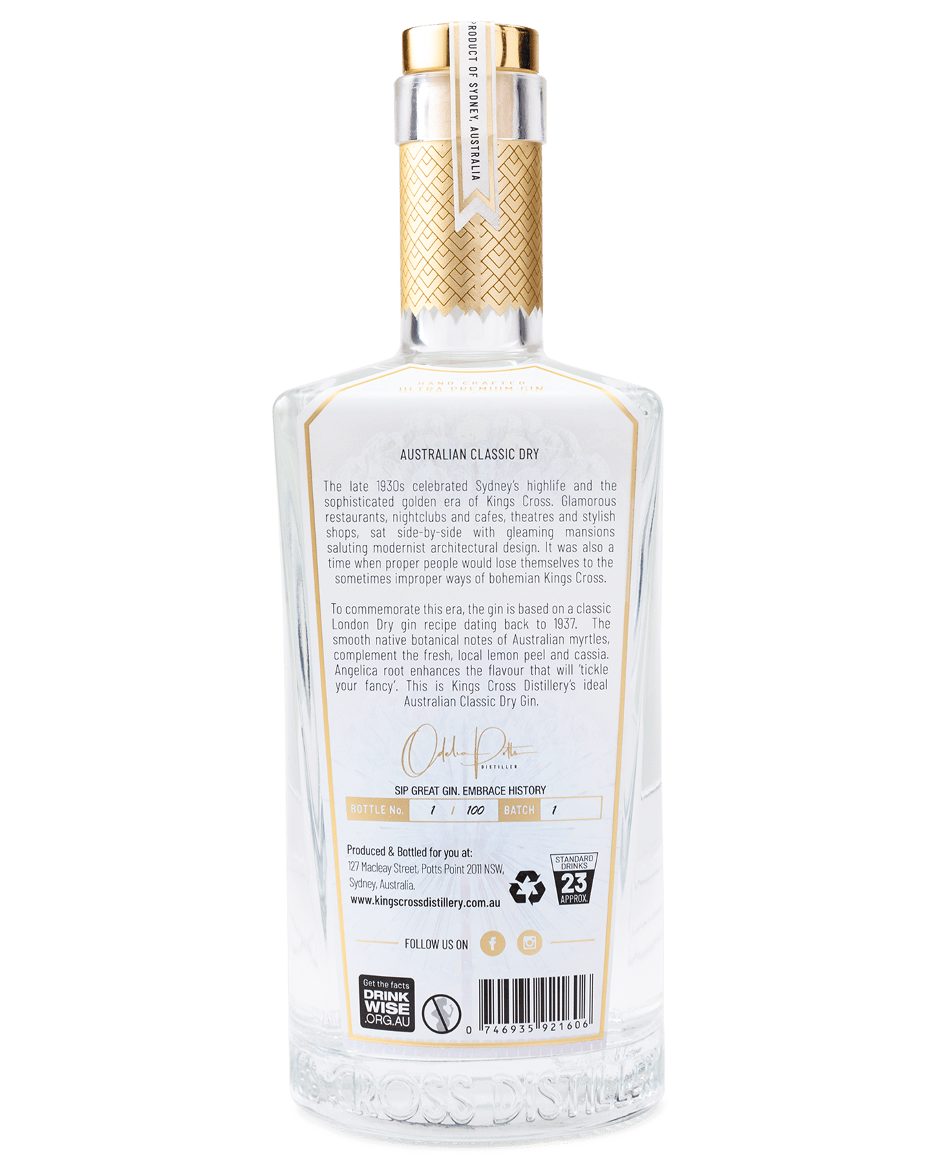 Buy Kings Cross Distillery Australia Classic Dry Online (Lowest Price