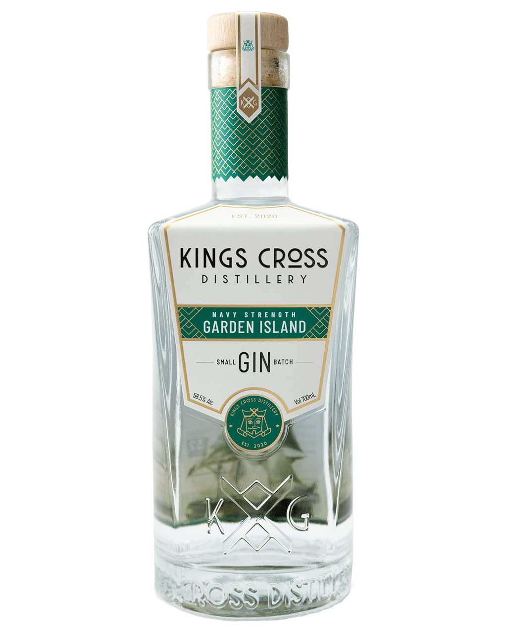 Kings Cross Distillery Garden Island Navy Strength Boozy