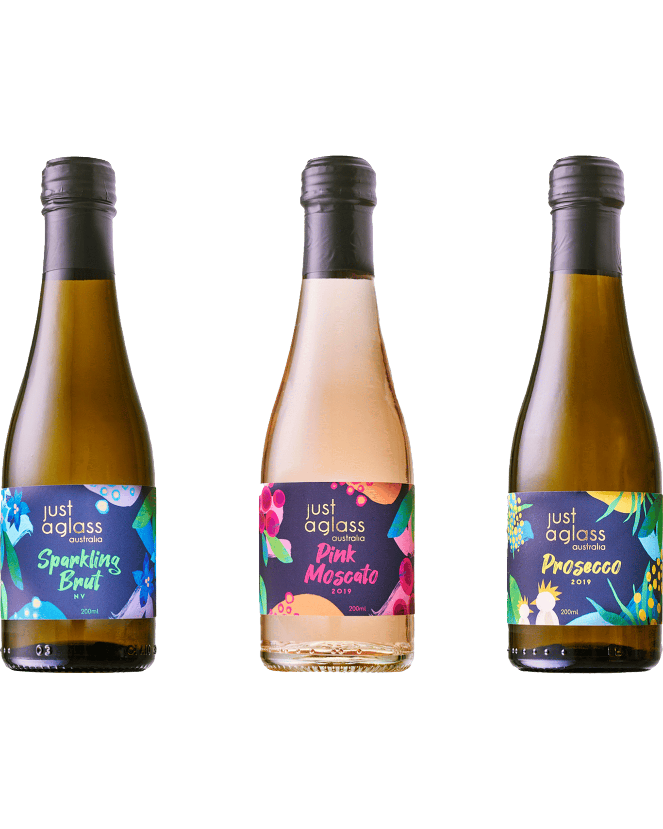 Buy Just A Glass Australia Just Sparkles Piccolo Mixed Case 200ml