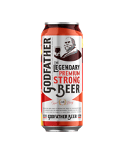  Godfather Legendary Beer<br>500ml  500mL Godfather Legendary Premium Beer has Extra smooth & Full Strength flavour with good mouth fullness. At less than 8% alcohol, Godfather. Legendary Premium Beer packs a punch for a Strong Beer lover!