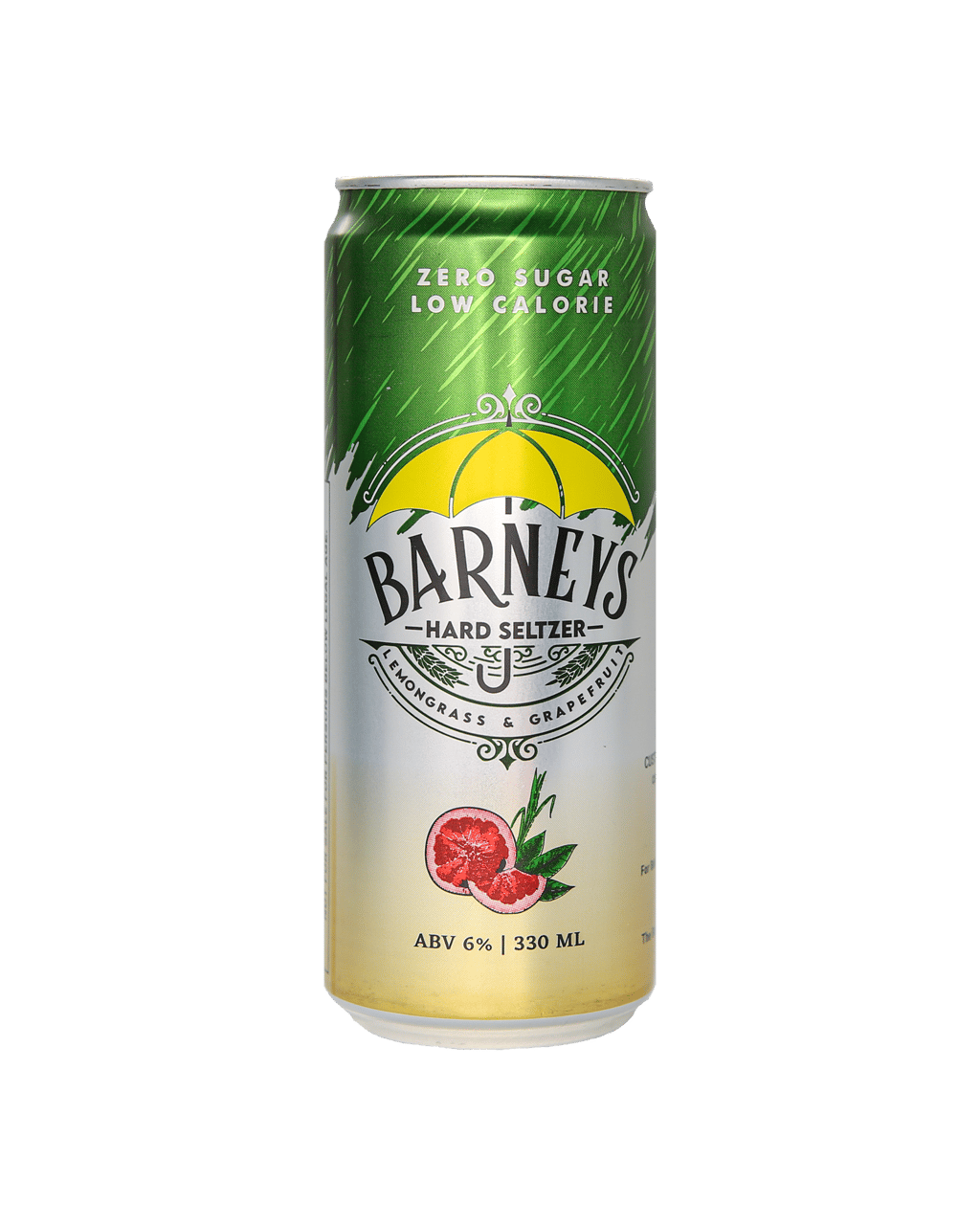 Buy Barneys Hard Seltzer Lemongrass & Grapefruit 330ml Online (Lowest