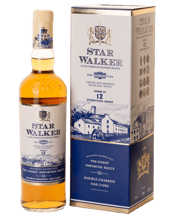  Star Walker Ultra Premium<br>Blended Whisky... 750ML Under the Hawk's eyes of and expertise of scottish master blender. Crafted with carefully handpicked natural ingredients and rare Double charged Oak Aged imported vatted malts, fine blended with grain neutral alcohol, combines the sweet savoury and smoky notes of an elite exclusive Indian whisky, this premium Indian whisky in Australia, to complete a memorable and a powerful punch of intensity.