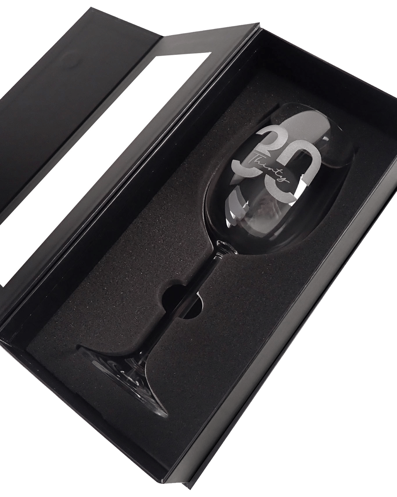 Buy Personalised Favours 360ml Premium Wine Glass Gift Boxed 30th