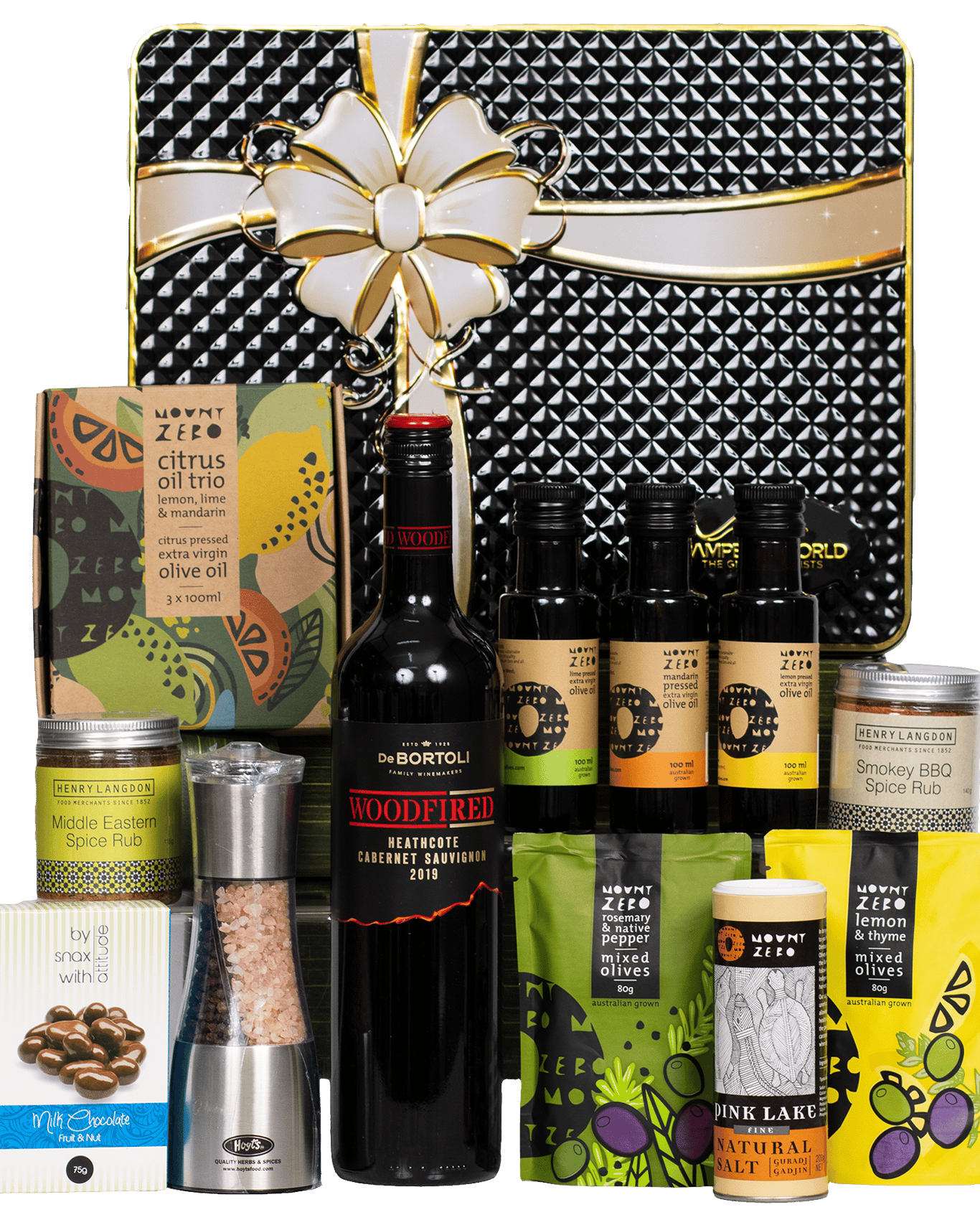 Buy Hamper World Gift Hamper De Bortoli Wood Fired Heathcote Sauvignon Online (Lowest