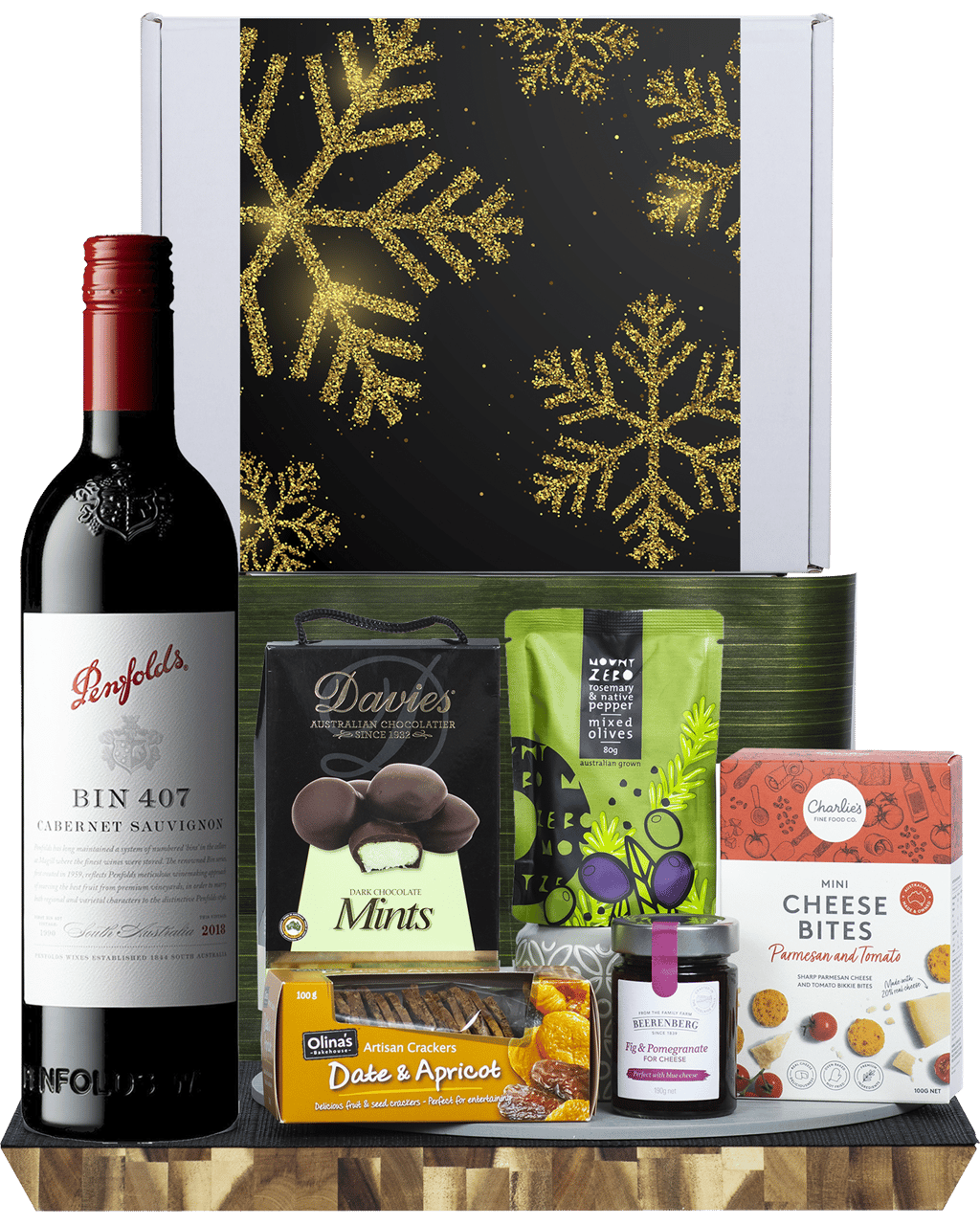 Buy Hamper World Christmas Hamper With Penfolds Bin 407 Online (Lowest ...