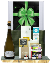 Hamper World De Bortoli<br>Rococo Premium... 750ML This Gourmet Hamper contains 1 bottles of alcohol and 8 food products and is packaged in a Medium White Gift Box which is Finished with a Seasonal Event Sleeve.<br>De Bortoli Rococo Premium Cuvee 750mL<br>Charlies Vanilla Bean Mini Melting Moments 50g<br>So Moorish Milk Chocolate Road Block 125g<br>Beerenberg Mini Jam 30g<br>Beerenberg Mini Jam 30g<br>Morish Treats Milk Chocolate Almonds 75g<br>Chocolatier Pure Indulgence Chocolates 40g<br>Yarra Valley Tea Co Calming Tea 7.5g<br>Nuova Cucina Hon