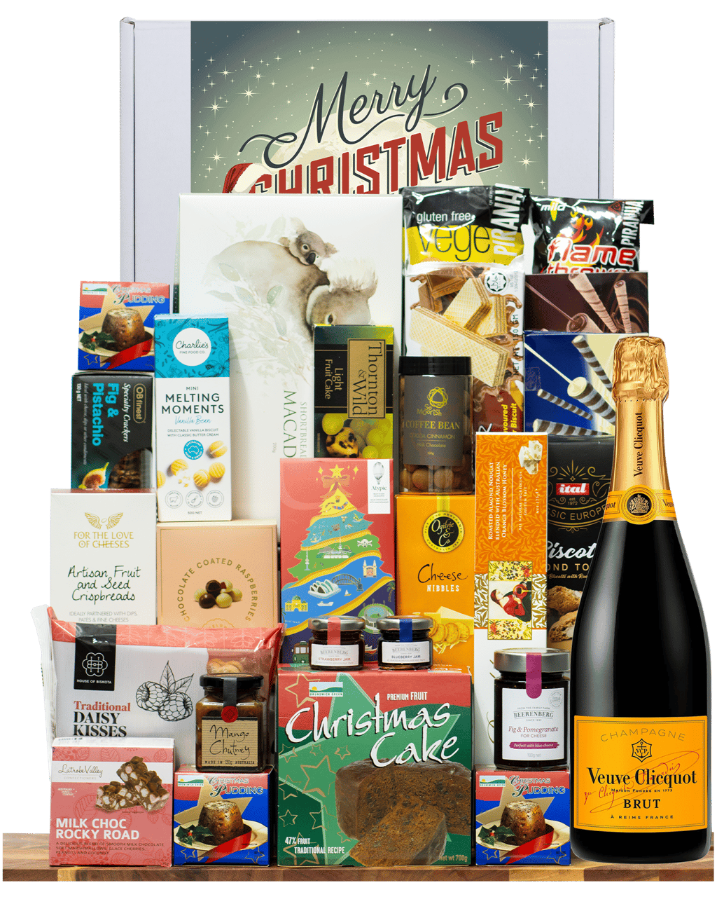 Buy Hamper World Veuve Clicquot Brut Christmas Gift Hamper Online (Low ...