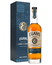  Egan's Fortitude Single Malt<br>Irish Whiskey... 700ML Henry J. Egan, co-founder of P.&H. Egan, was a formidable businessman and passionate Irishman. A founding member of the Tullamore Land League, he was once arrested for organising a rally supporting fellow Irish nationalist and land reform agitator Charles Stewart Parnell. However, his brief sojourn in Naas jail did little to damage the company’s commercial operation. As wine & spirit merchants, Egan’s had developed an extensive trade - both domestically and for export - bottling and bonding many