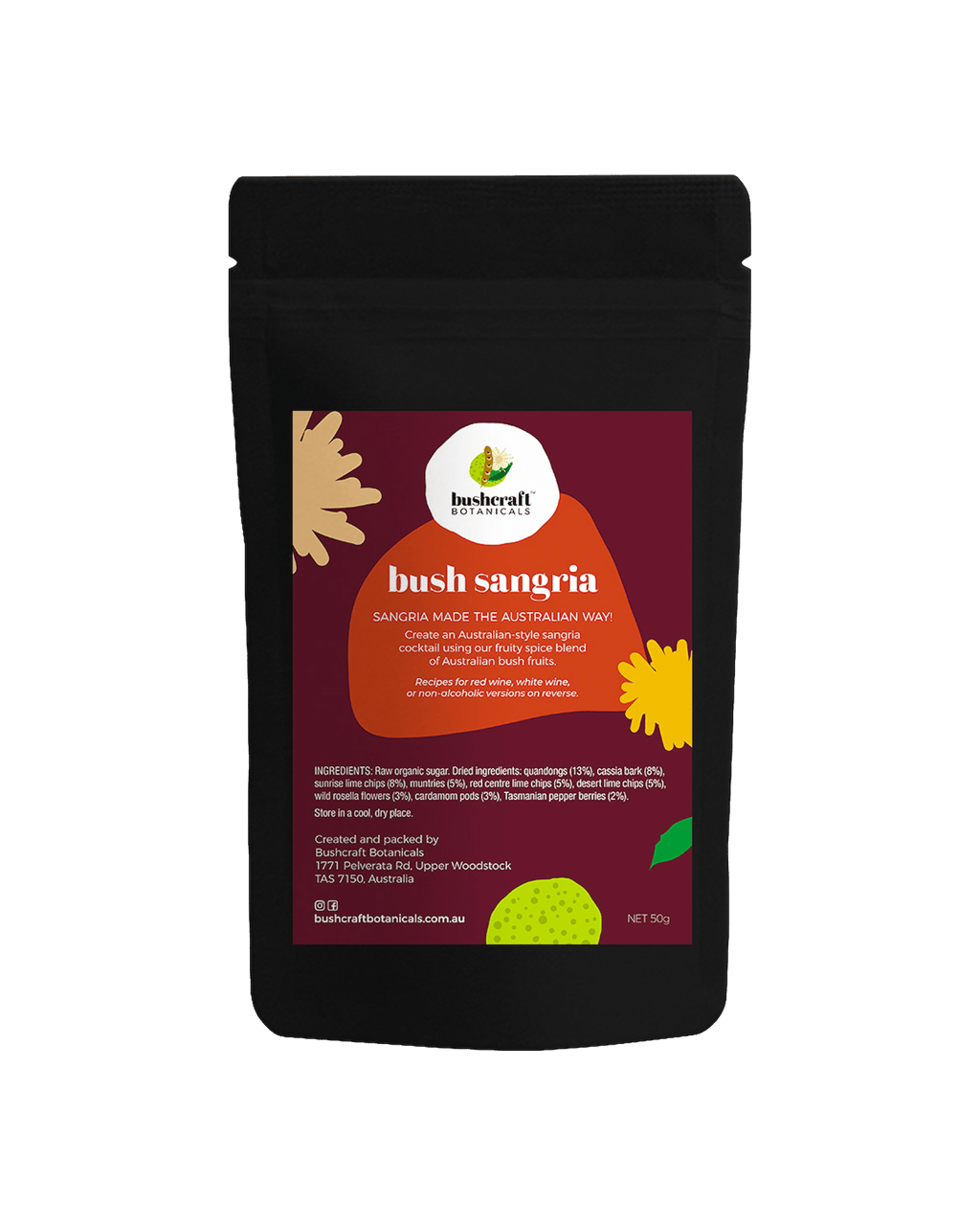 Bushcraft Botanicals Bush Sangria Bush Fruits Spices For Diy Australian