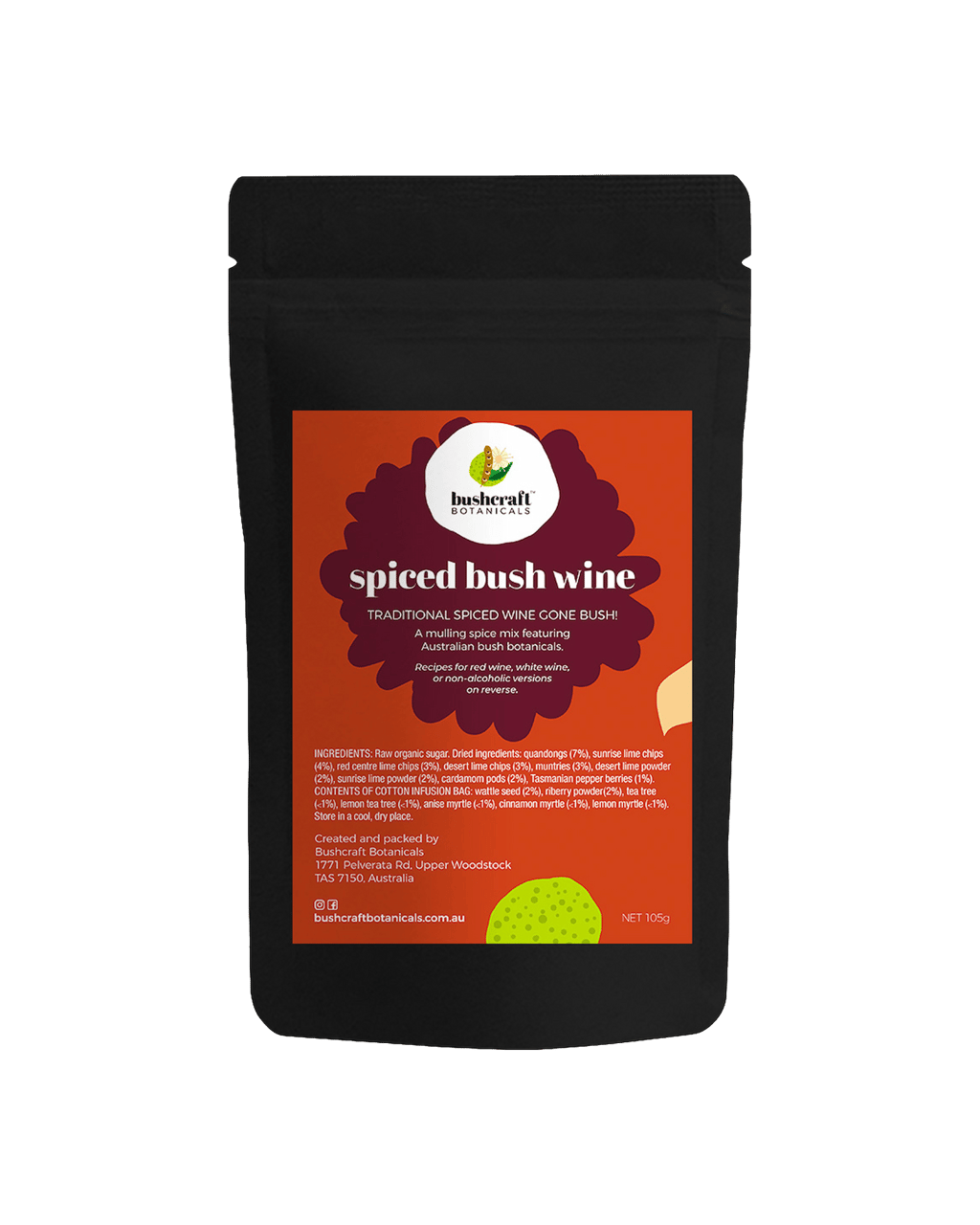 Buy Bushcraft Botanicals Spiced Bush Wine Mulled Wine Spice Mix With